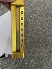 50mm 100mm Kaca Bimetal Thermometer Gauge Tubuh Aluminium Berlapis Emas Bentuk V