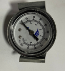 Manometer Uji Gas Minyak Air 2 &quot;4&quot; Panel Mount Air Pressure Gauge 1/4 Bsp Untuk Mengukur Gas