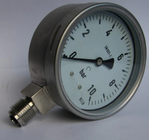 0-200 Psi Liquid Filled Pressure Gauge 1/8 Npt Oil Filled Manometer Kasus Tidak Dipoles