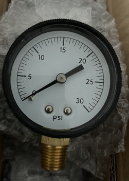 0-30 Psi Dry Pressure Gauge 1/4NPT Untuk Pool ABS Case